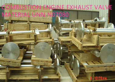 UNS N07080 Yüksek Güçlü İçten Yanmalı Motor Egzoz Valfı İçin Egzoz Valf Alaşımları