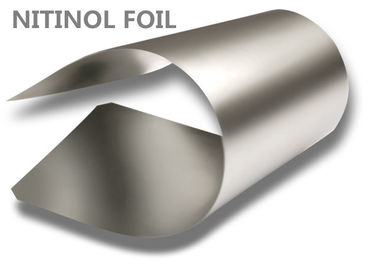 Yüksek Plastisiteli Özel Alaşımlar Nitinol Levha / Şerit