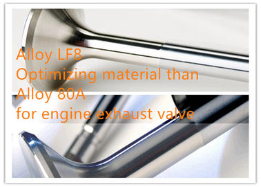 Yüksek Performanslı İçten Yanmalı Motor Egzoz Valf Alaşımları ISO9001