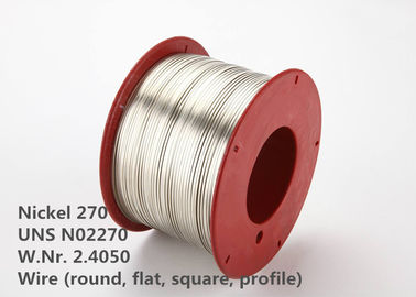 Nikel 270 / UNS N02270 Elektronik Parça İçin High End Özel Alaşım Folyo / Tel
